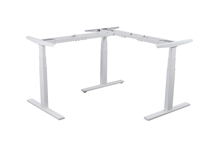 WK-3A3 Canto em forma de L elétrico com três motores para mesa de elevação Suporte de mesa para computador